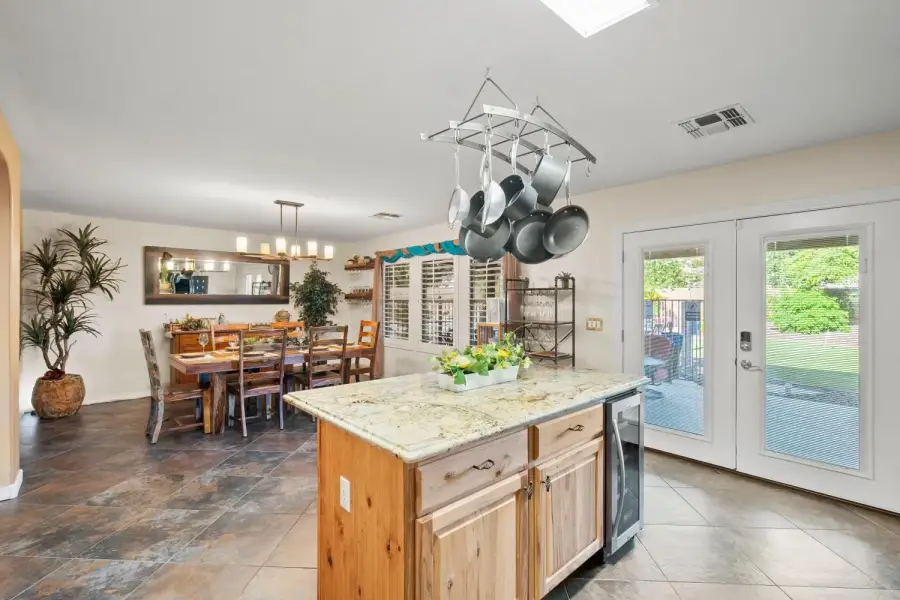 Our spacious kitchen/dining area