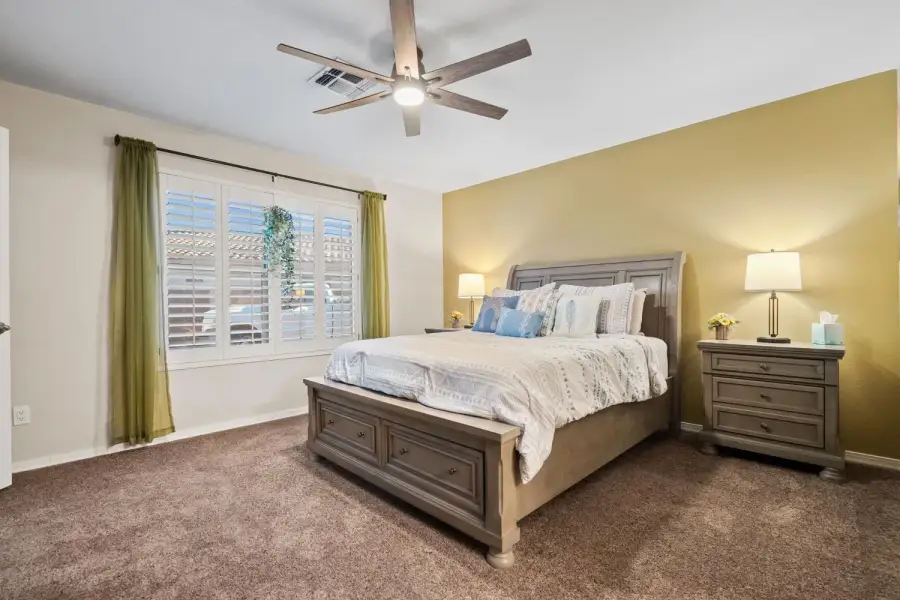Large and inviting Master Bedroom with ample storage and privacy